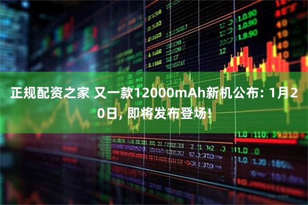 正规配资之家 又一款12000mAh新机公布: 1月20日, 即将发布登场!